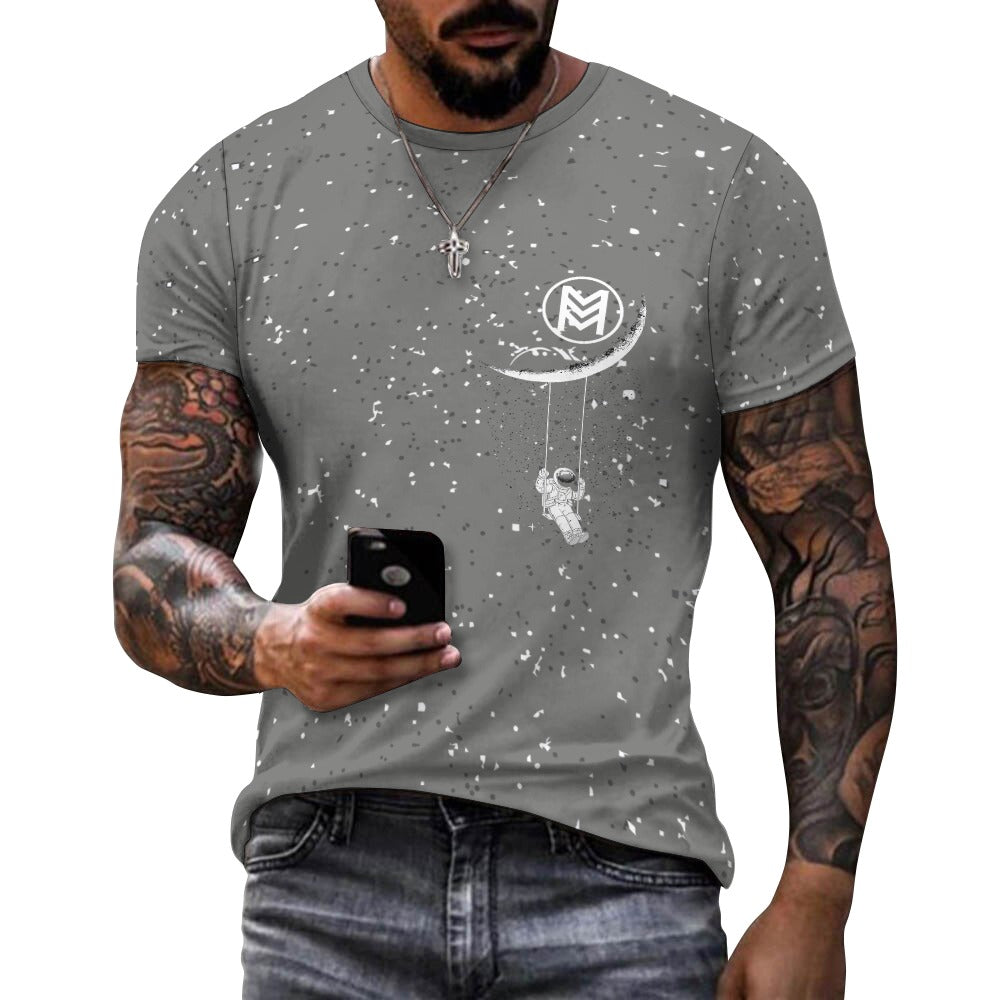 Celestial Whispers Tee: Embrace Cosmic Elegance Cotton T-shirt