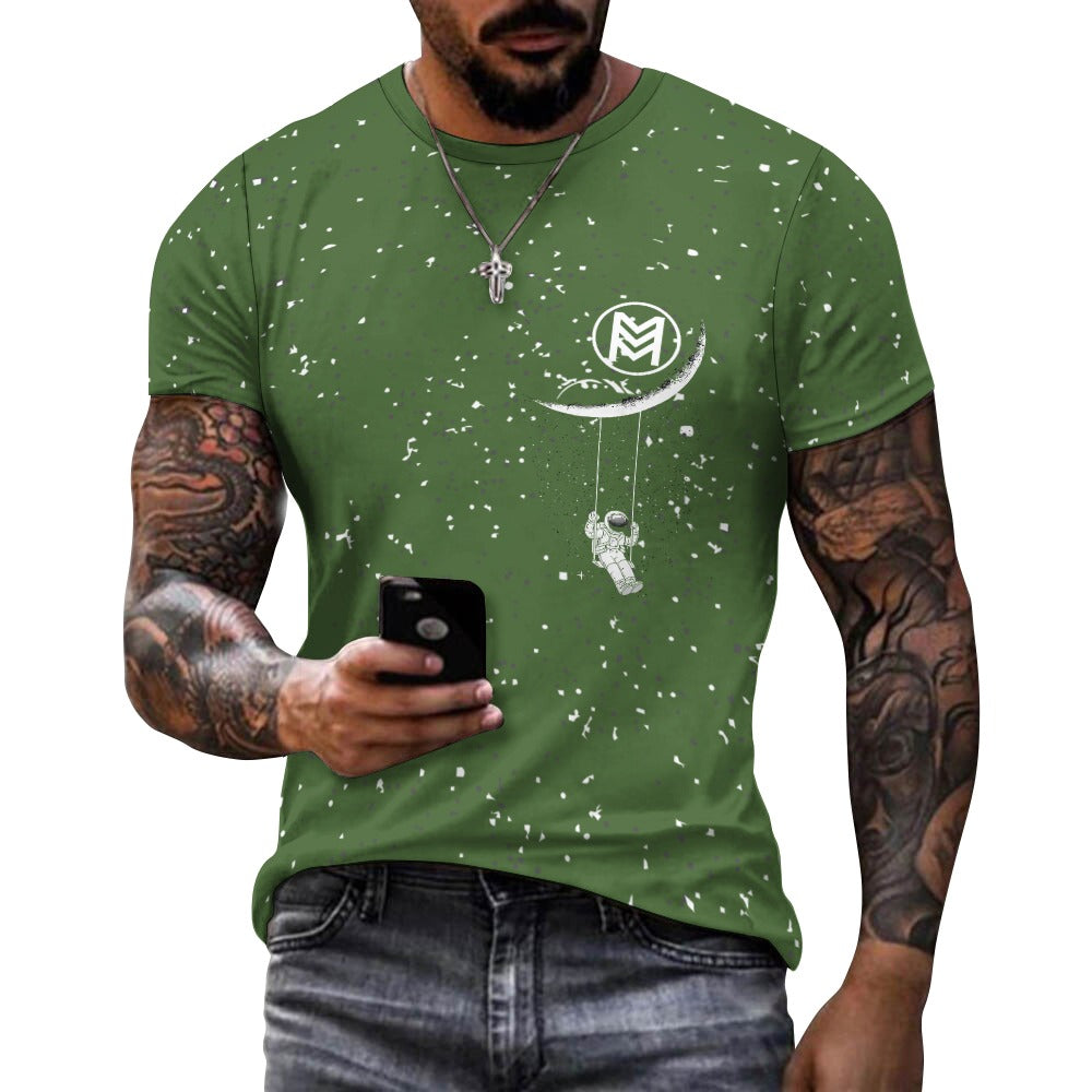 Celestial Whispers Tee: Embrace Cosmic Elegance Cotton T-shirt