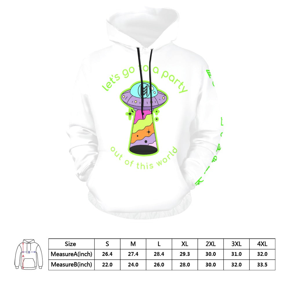 Let's Go to an Out-of-This-World Party: UFO Rave hoodie