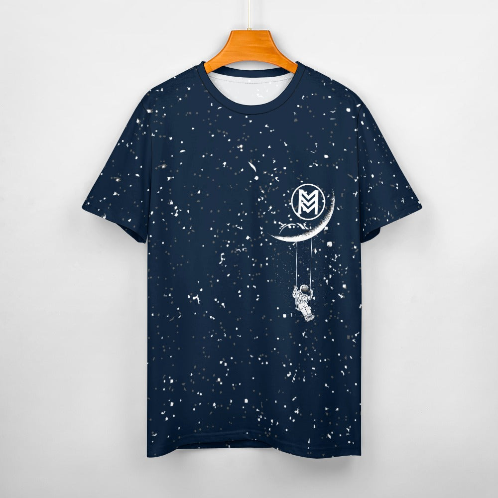 Celestial Whispers Tee: Embrace Cosmic Elegance Cotton T-shirt