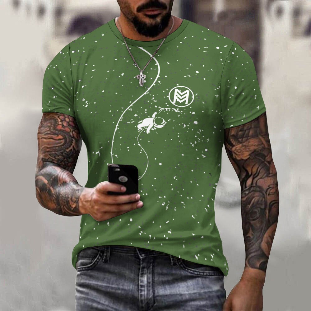 Explore the Cosmos: Celestial Fashion Delight Cotton T-shirt