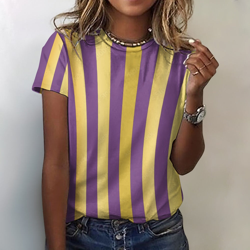 Striped Shirts with Gold Accents: Elevate Your Style with Glamour