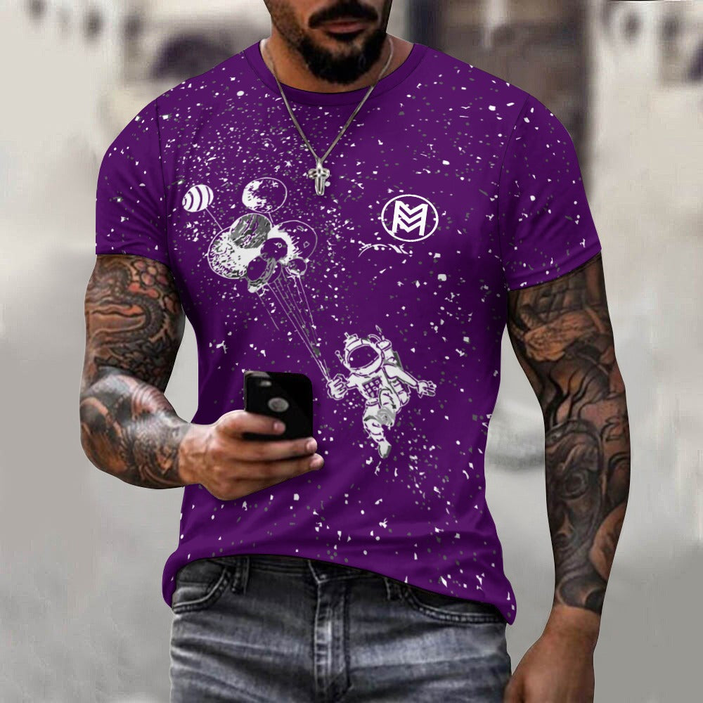 Minimalist Astronaut Fashion Cotton T-shirt