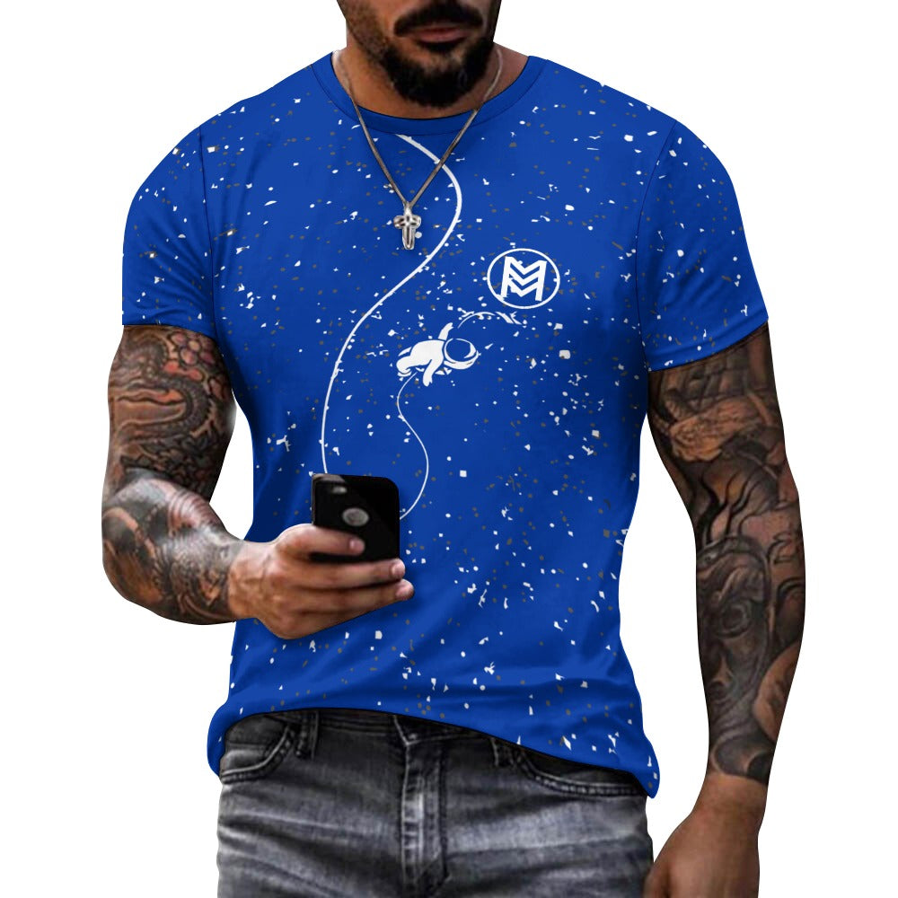 Explore the Cosmos: Celestial Fashion Delight Cotton T-shirt