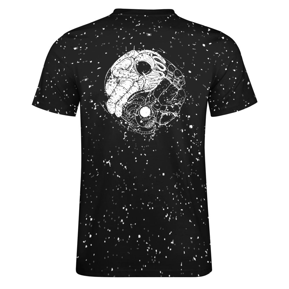 Explore the Cosmos: Celestial Fashion Delight Cotton T-shirt