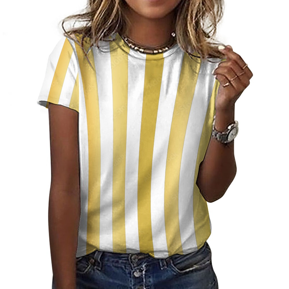 Striped Shirts with Gold Accents: Elevate Your Style with Glamour