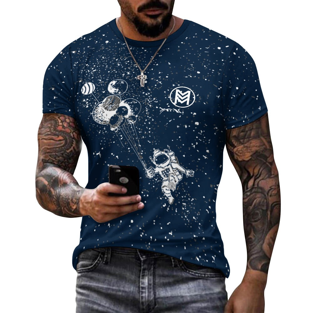 Minimalist Astronaut Fashion Cotton T-shirt