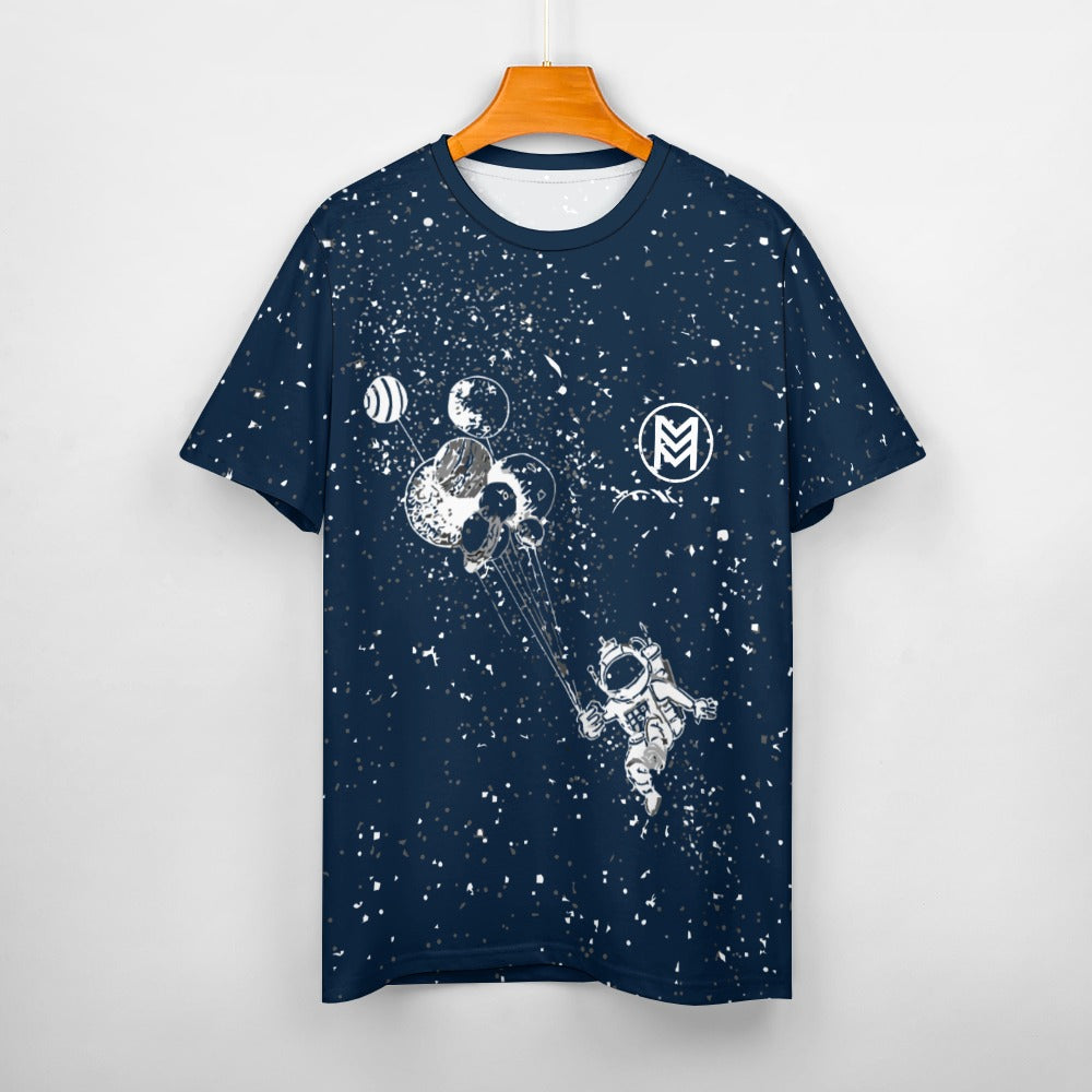 Day and Night Cosmic Exploration  Cotton T-shirt