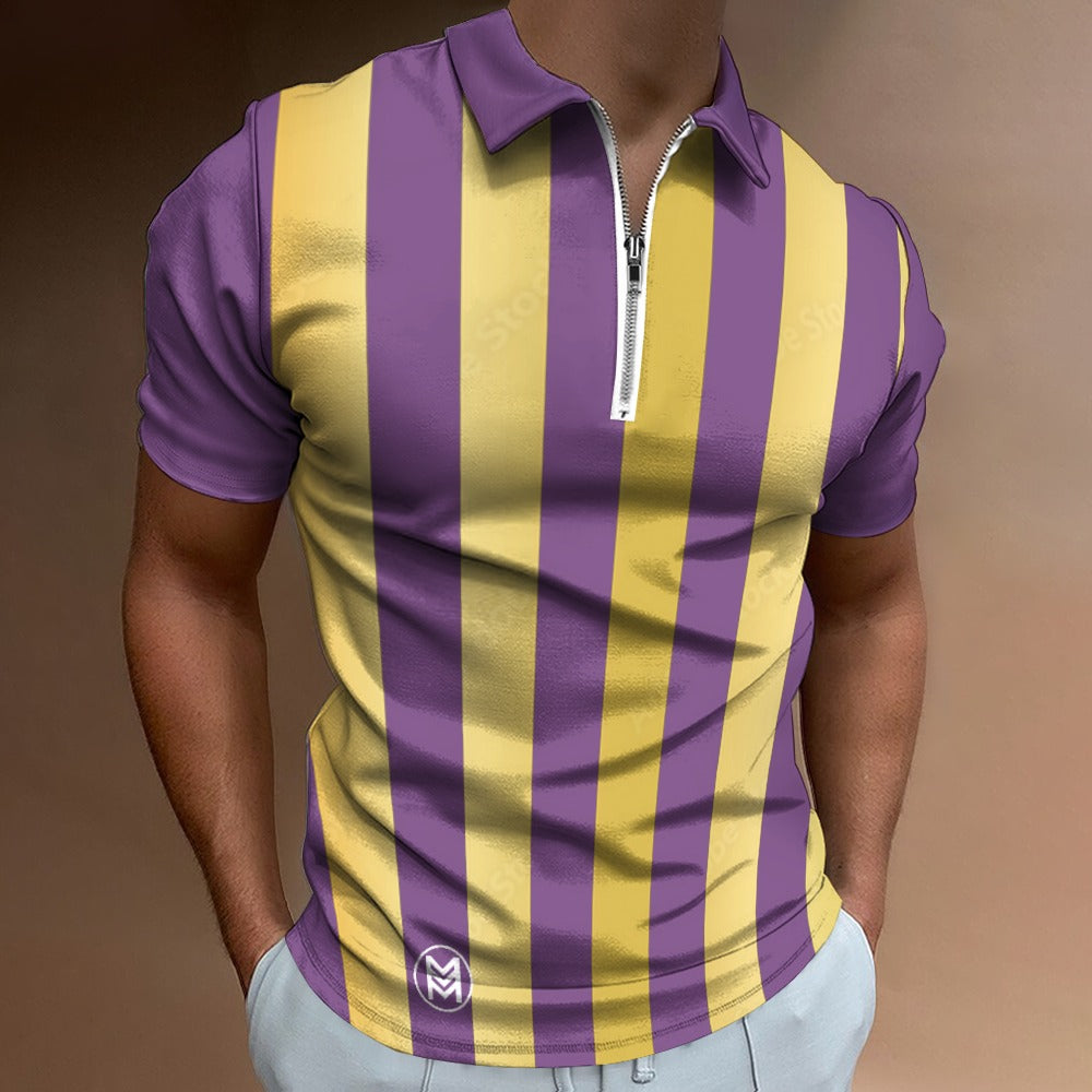 Make a Statement with our Stylish Striped Polo Shirts