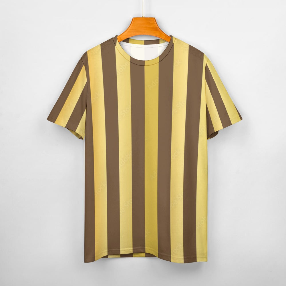 Striped Shirts with Gold Accents: Elevate Your Style with Glamour