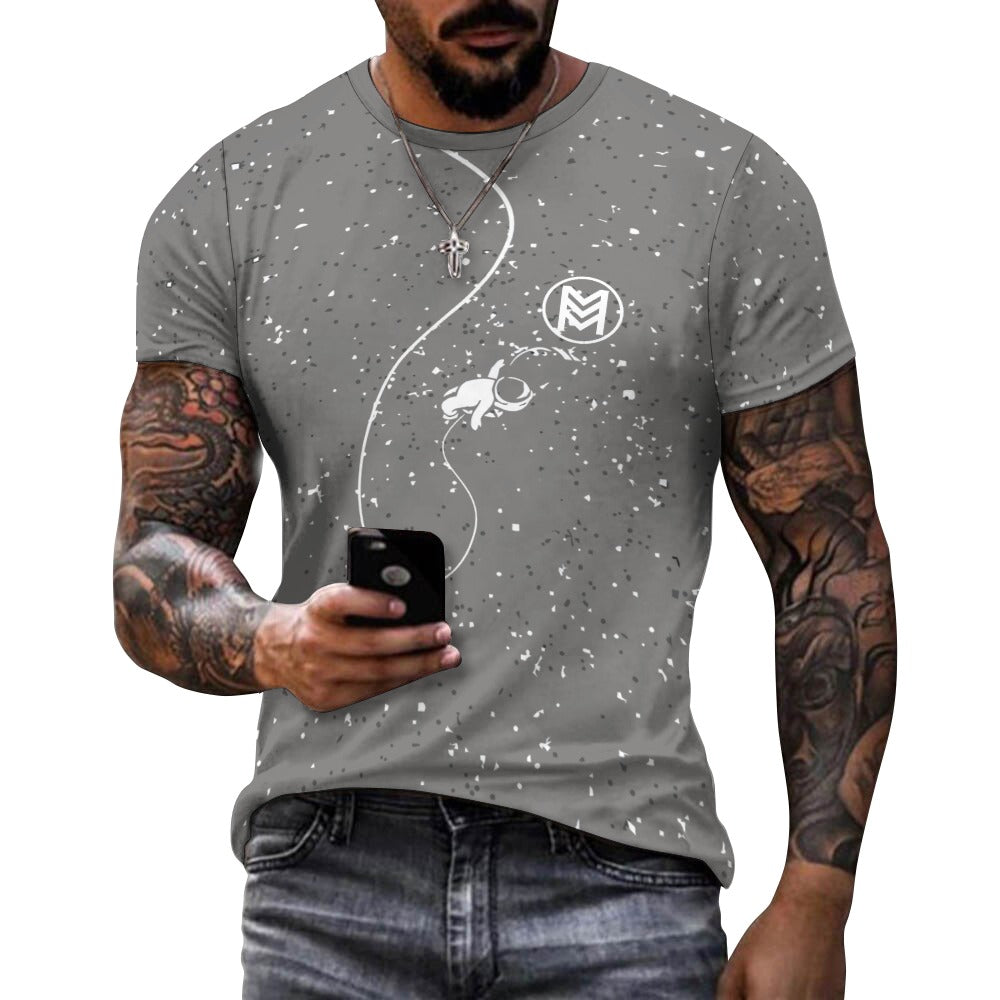 Explore the Cosmos: Celestial Fashion Delight Cotton T-shirt