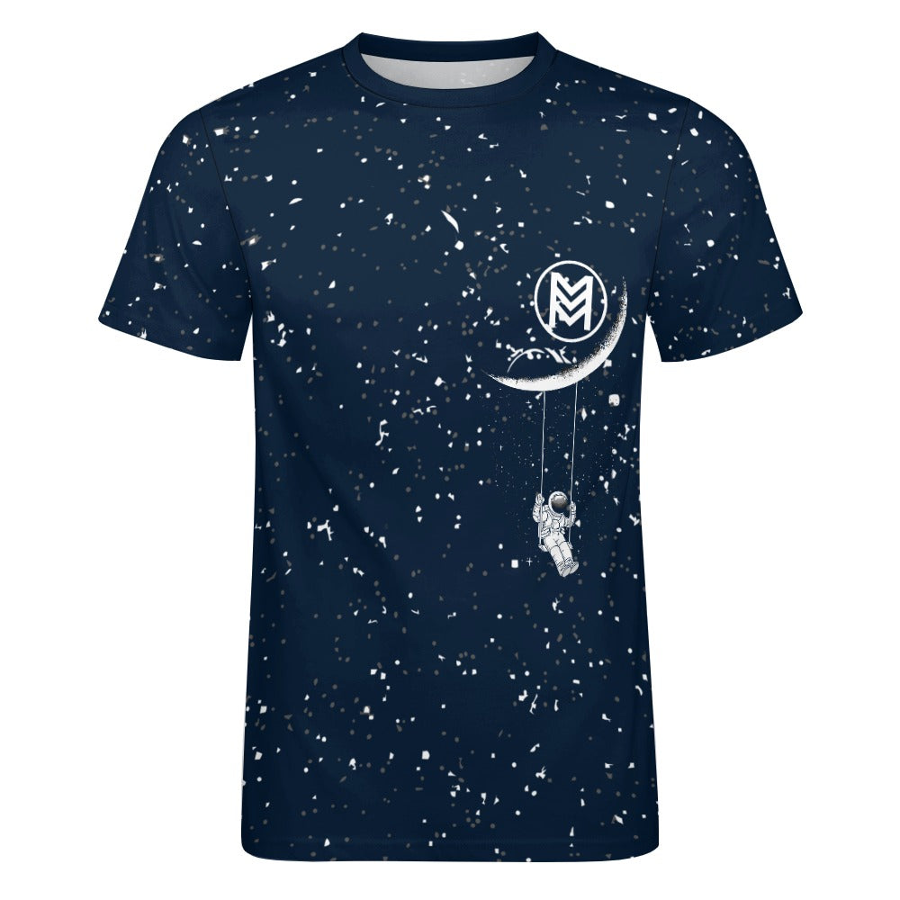 Celestial Whispers Tee: Embrace Cosmic Elegance Cotton T-shirt