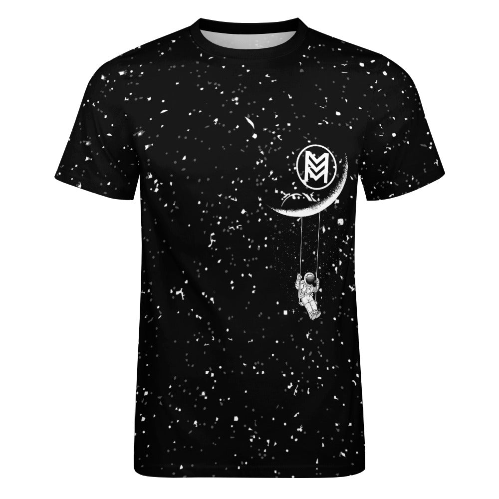 Celestial Whispers Tee: Embrace Cosmic Elegance Cotton T-shirt