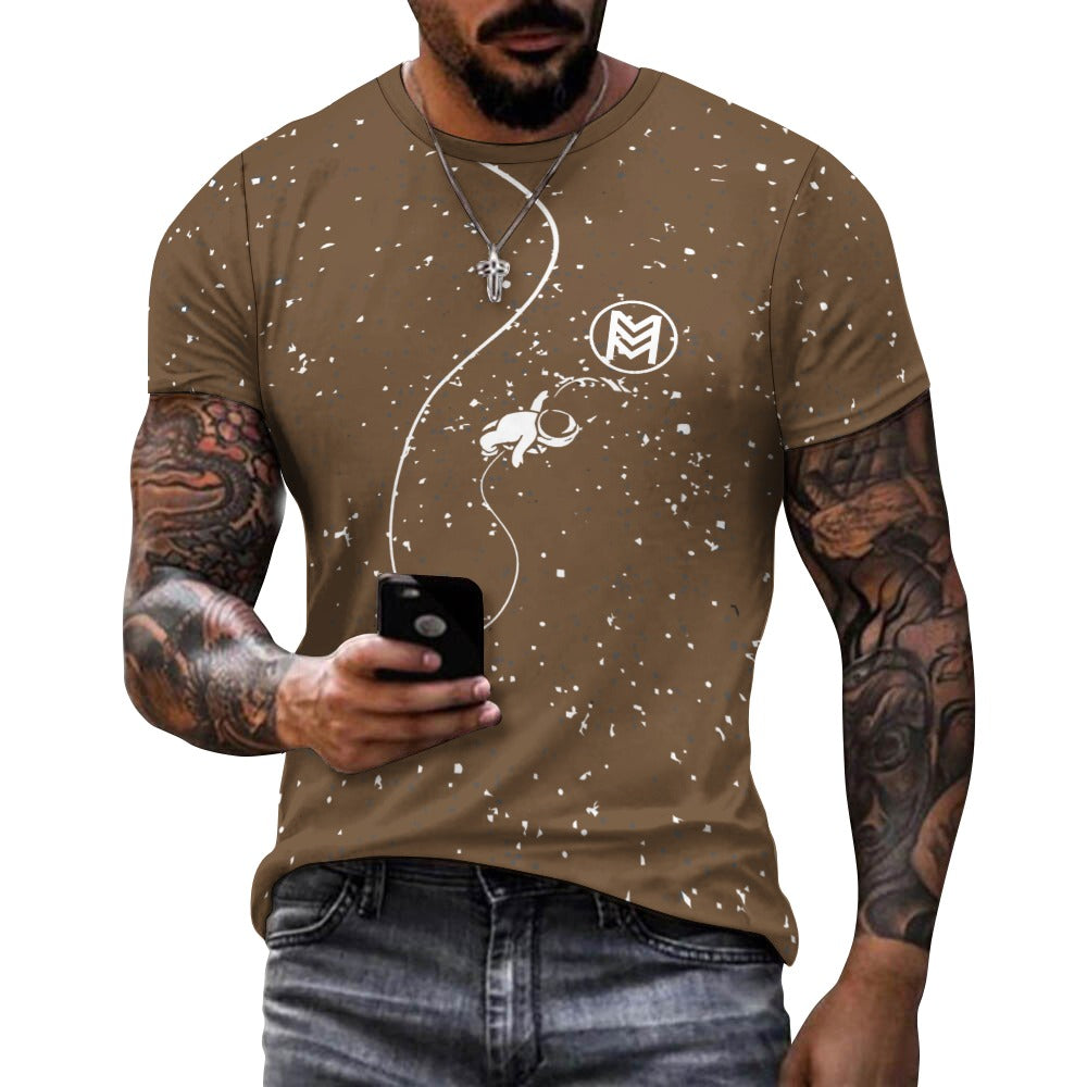 Explore the Cosmos: Celestial Fashion Delight Cotton T-shirt