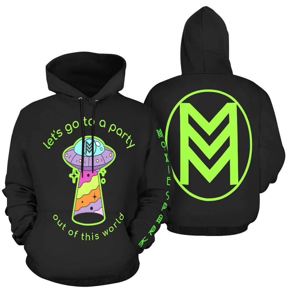 Let's Go to an Out-of-This-World Party: UFO Rave hoodie