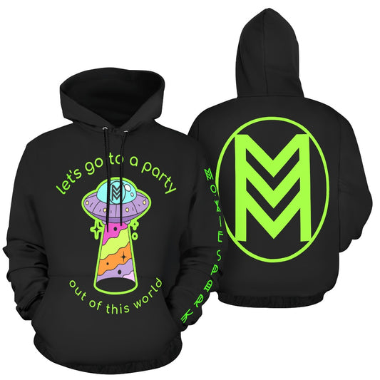 Let's Go to an Out-of-This-World Party: UFO Rave hoodie