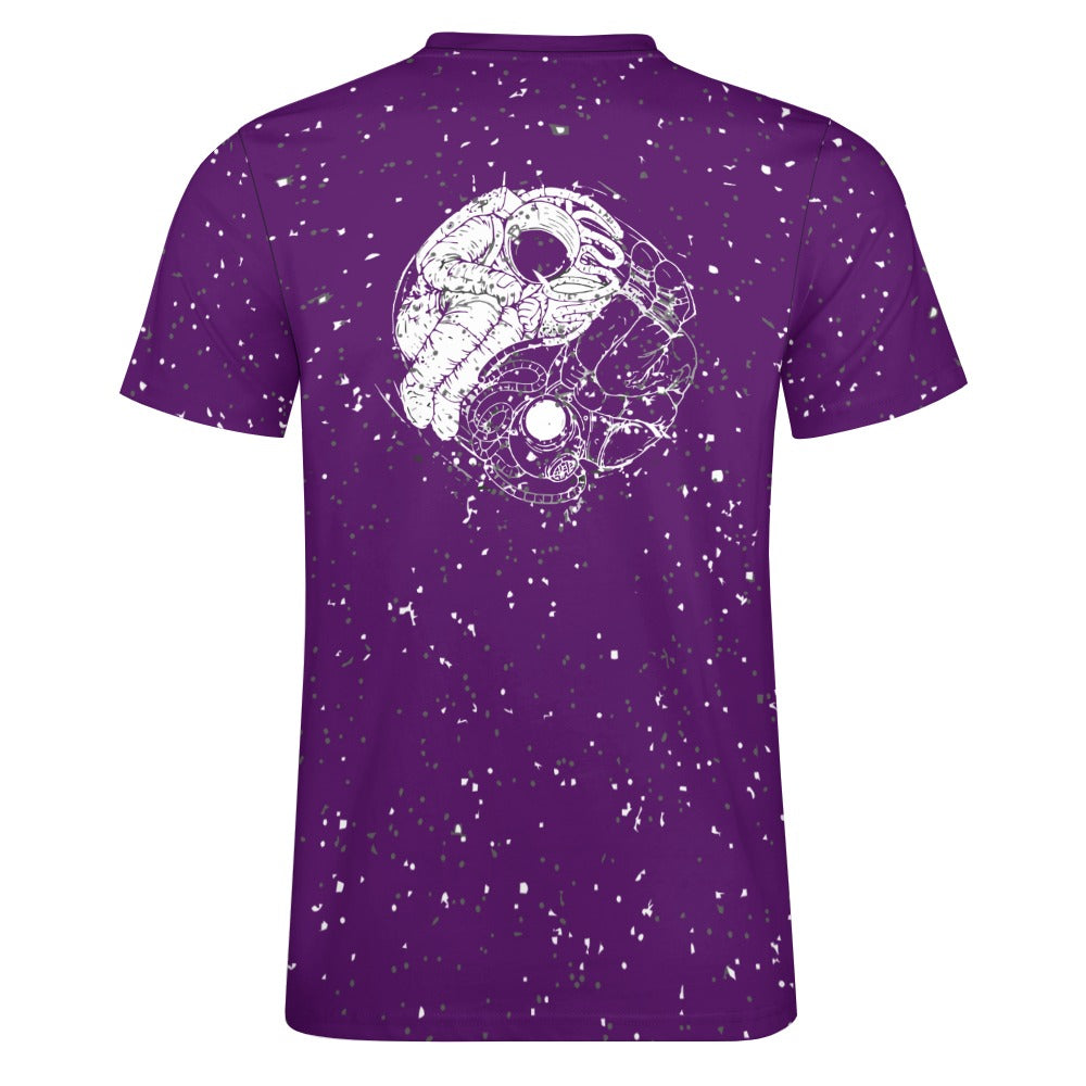 Day and Night Cosmic Exploration  Cotton T-shirt