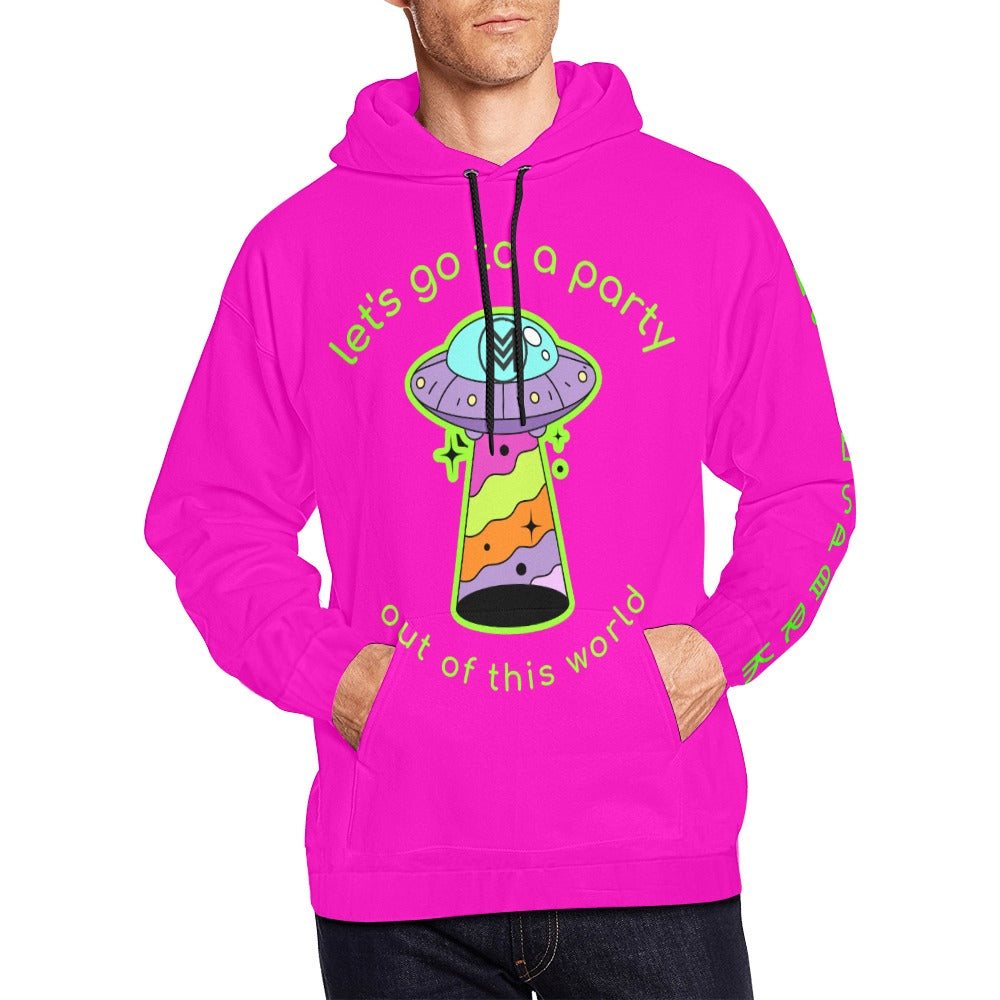 Let's Go to an Out-of-This-World Party: UFO Rave hoodie