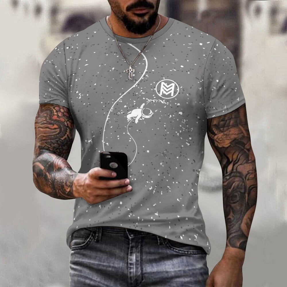 Explore the Cosmos: Celestial Fashion Delight Cotton T-shirt