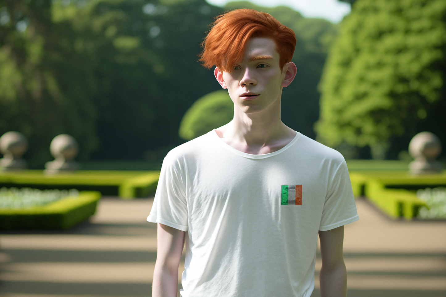 Irish Elegance Unveiled: Irish Flag-Inspired Liberty Tees