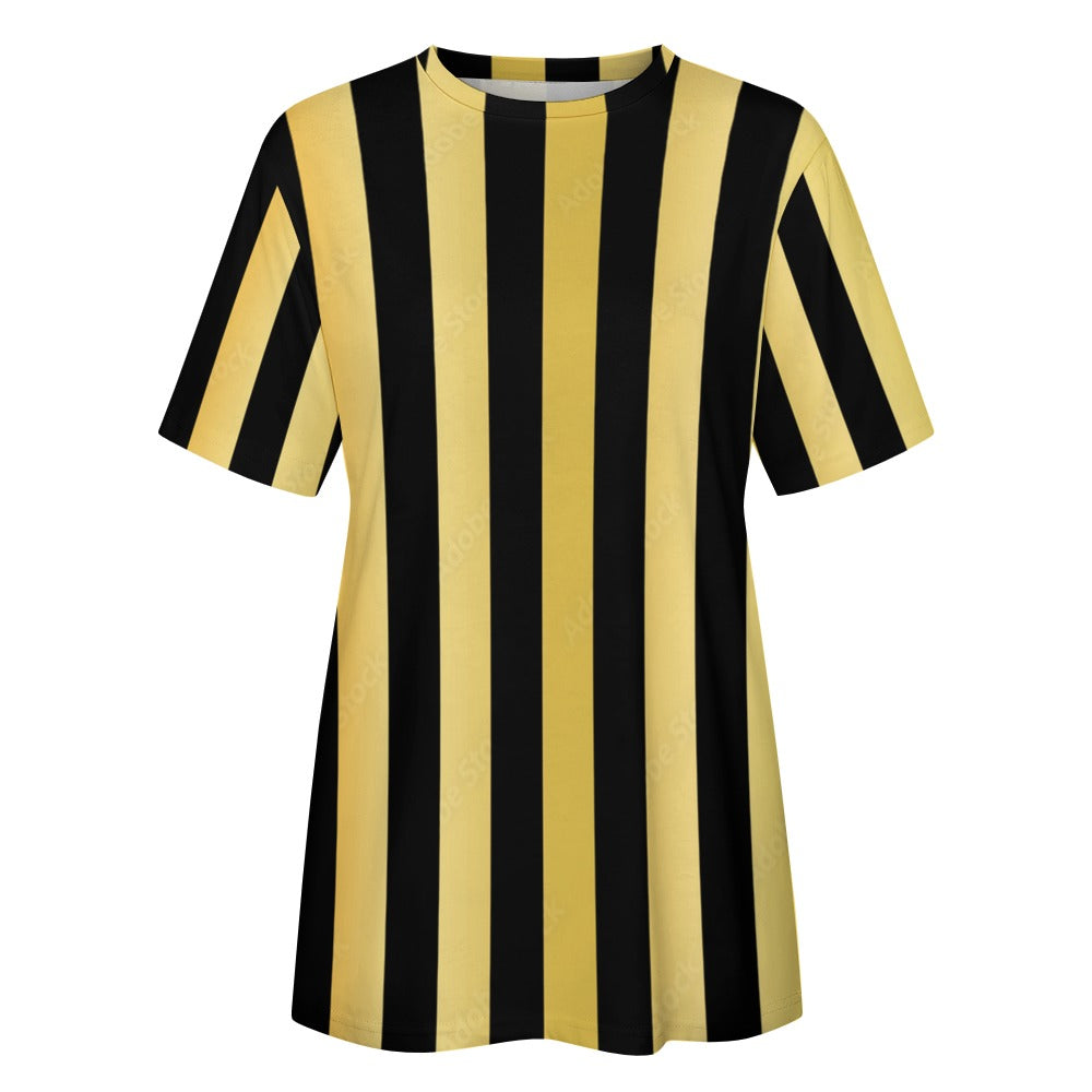 Striped Shirts with Gold Accents: Elevate Your Style with Glamour