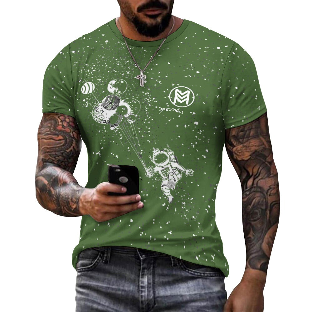 Day and Night Cosmic Exploration  Cotton T-shirt