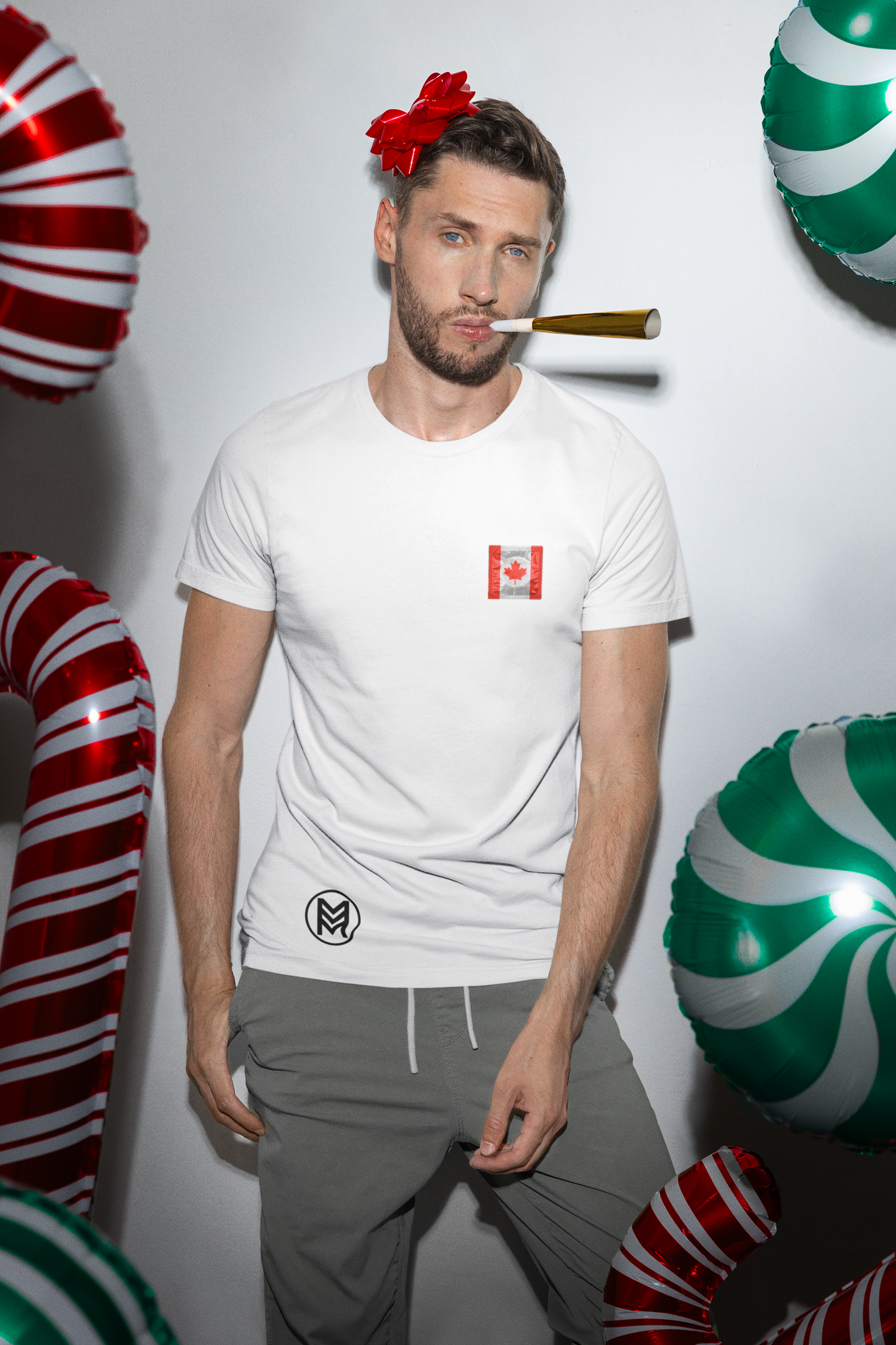 Canadian Chic: Liberation Tee - Express Boldly with Canadian Flag Elegance