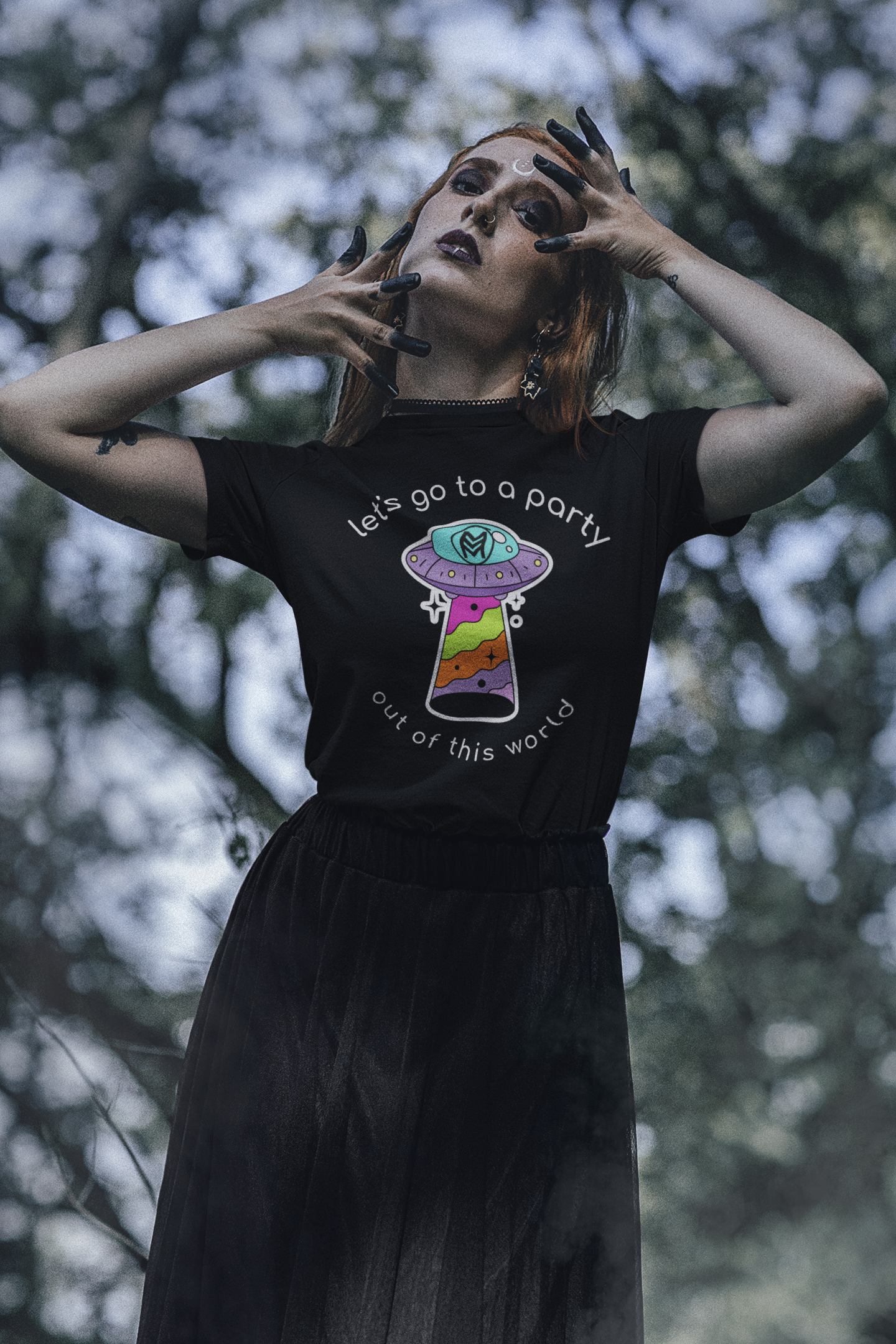 Let's Go to an Out-of-This-World Party: UFO Rave Tee