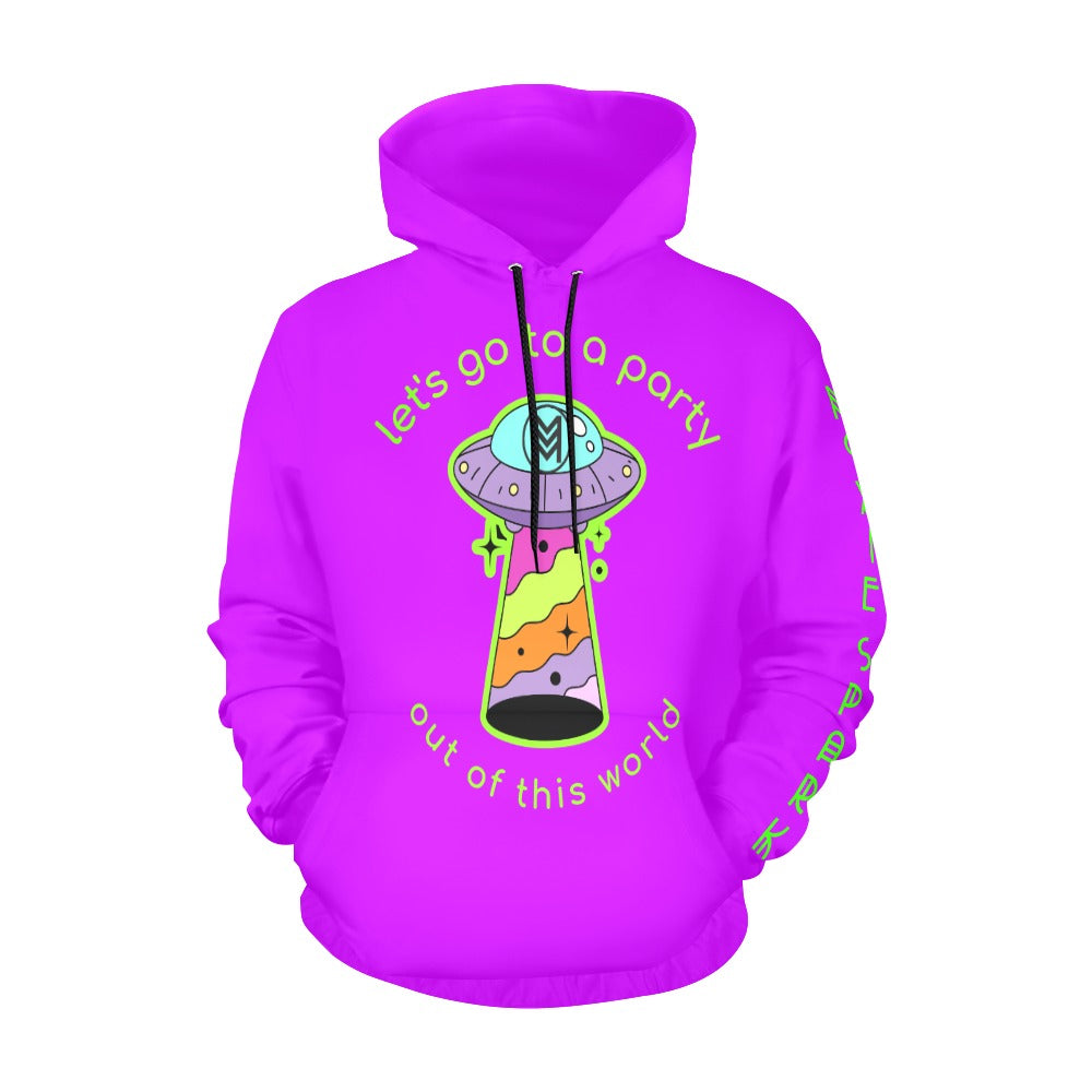 Let's Go to an Out-of-This-World Party: UFO Rave hoodie