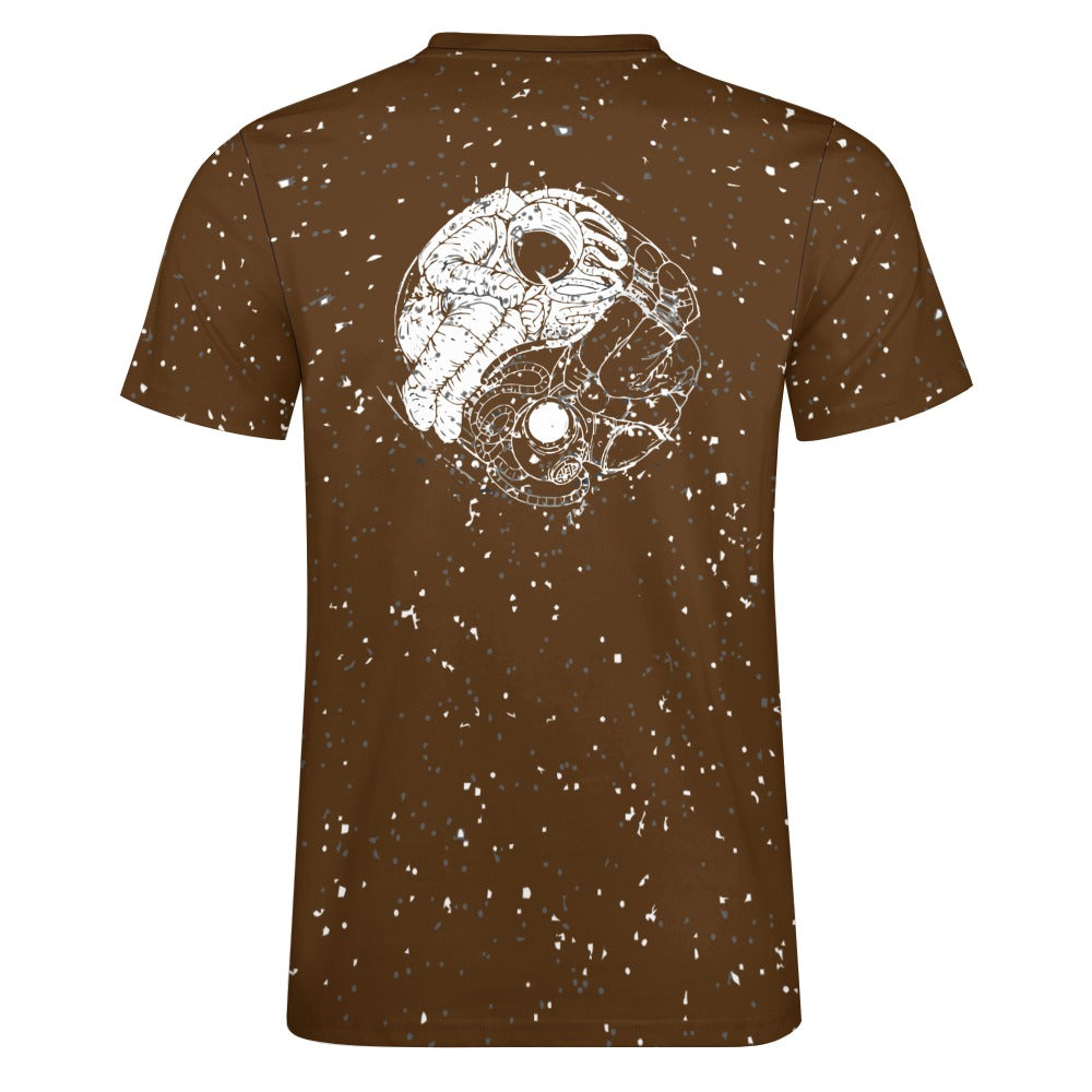 Celestial Whispers Tee: Embrace Cosmic Elegance Cotton T-shirt