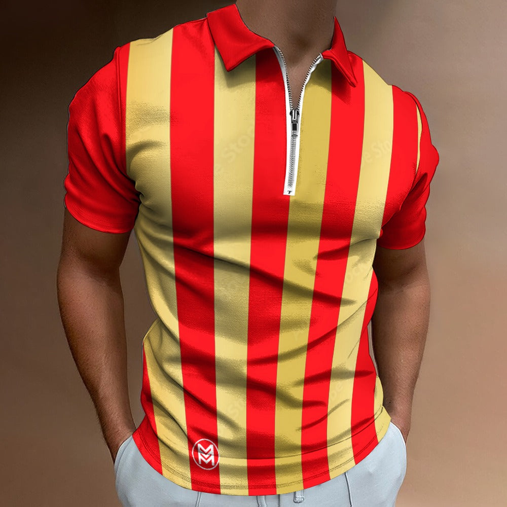 Make a Statement with our Stylish Striped Polo Shirts