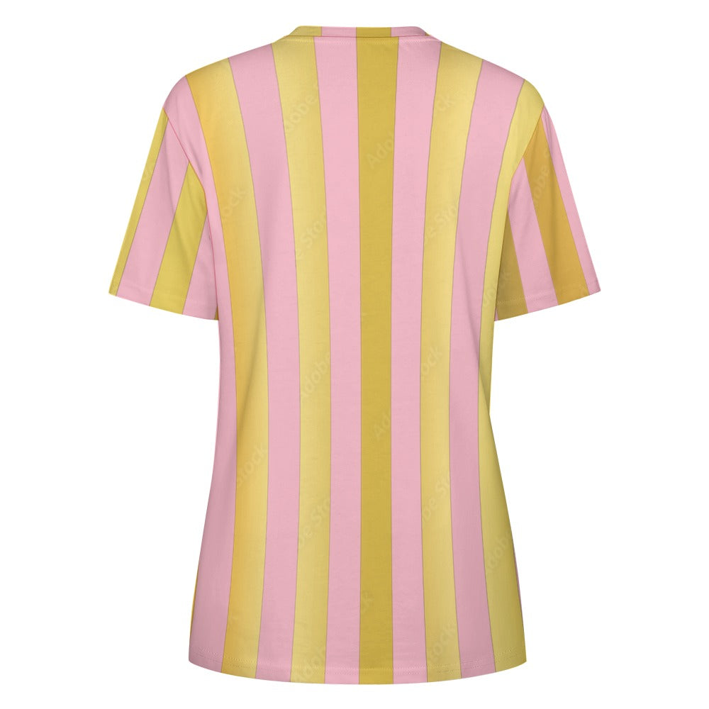 Striped Shirts with Gold Accents: Elevate Your Style with Glamour