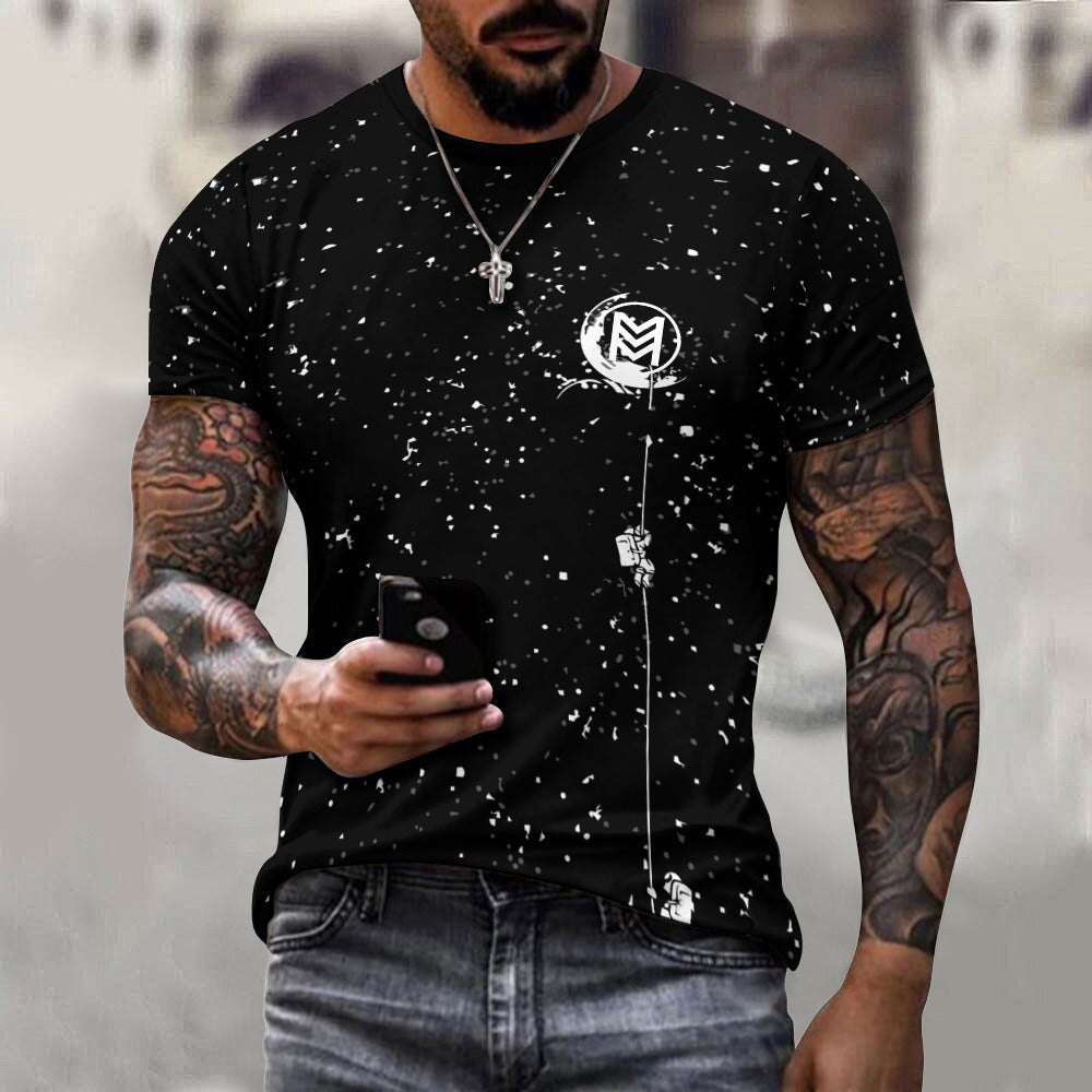 Minimalist Astronaut Fashion Cotton T-shirt