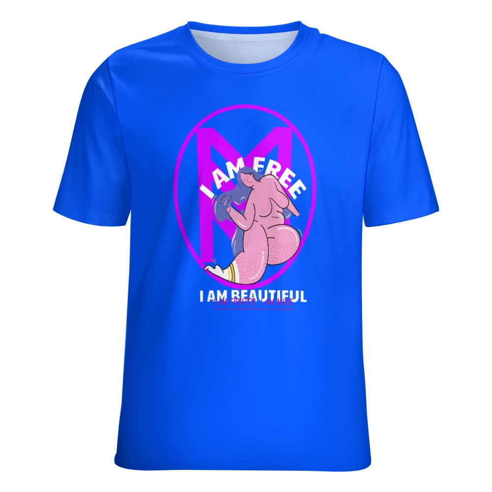 I Am Free & Beautiful: Empowerment Tee for Fearless Women Women's Fully Print T-Shirt