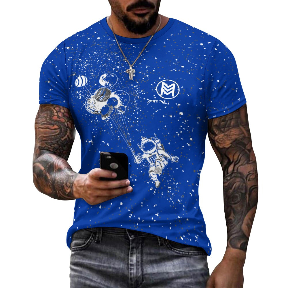 Minimalist Astronaut Fashion Cotton T-shirt