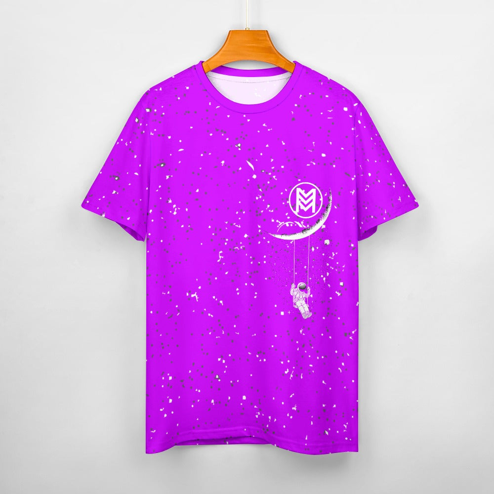 Celestial Whispers Tee: Embrace Cosmic Elegance Cotton T-shirt