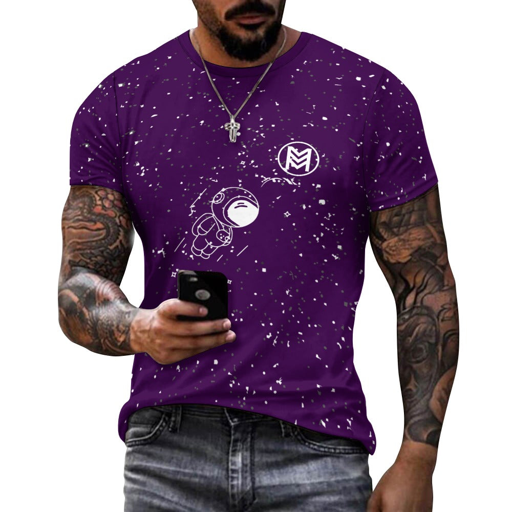 Minimalist Marvel: Astronaut Dreams Tee Cotton T-shirt