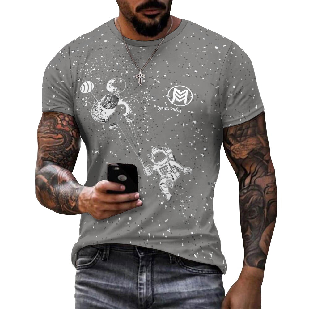 Day and Night Cosmic Exploration  Cotton T-shirt