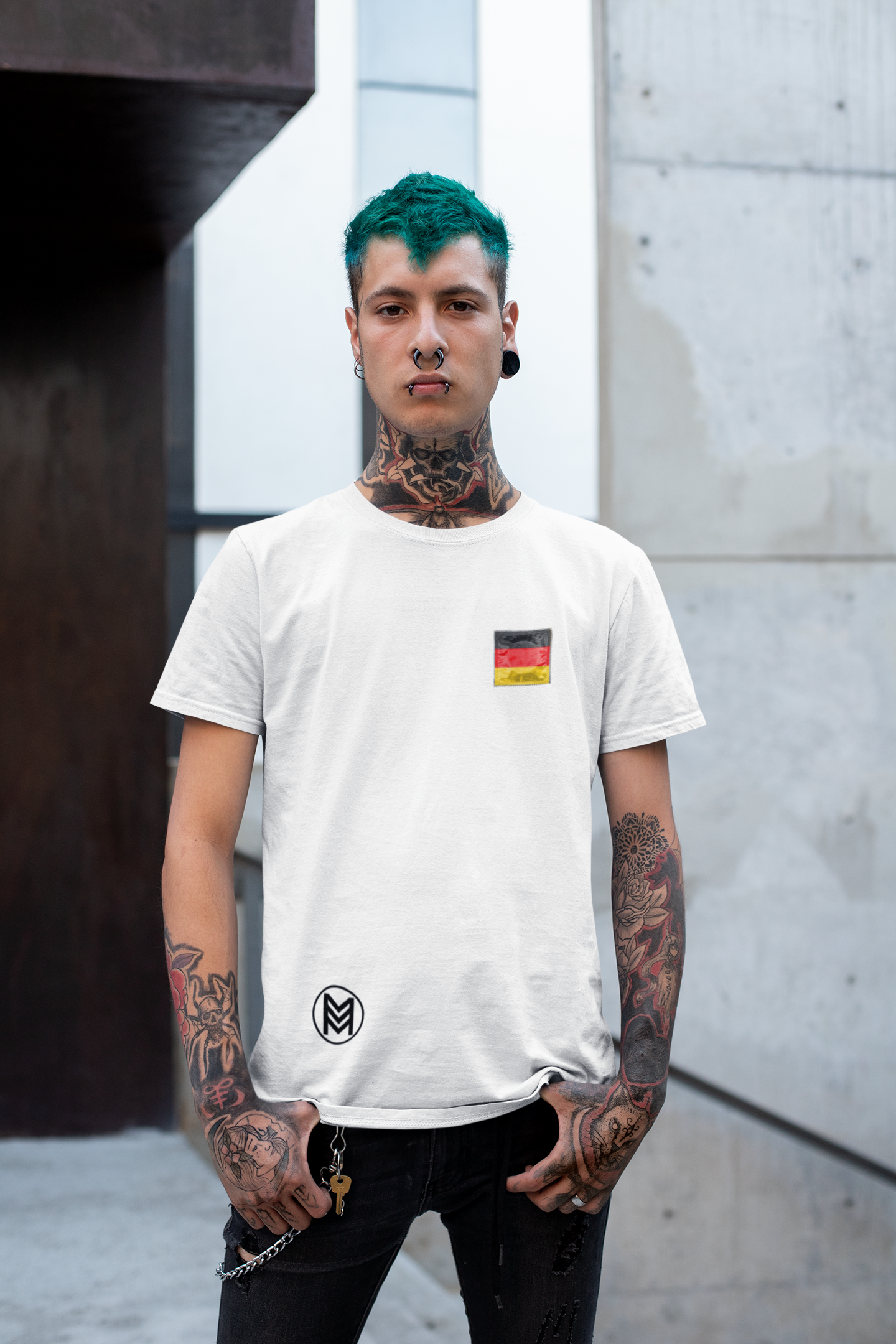 German Elegance Unveiled: German Flag-Inspired Liberty Tees