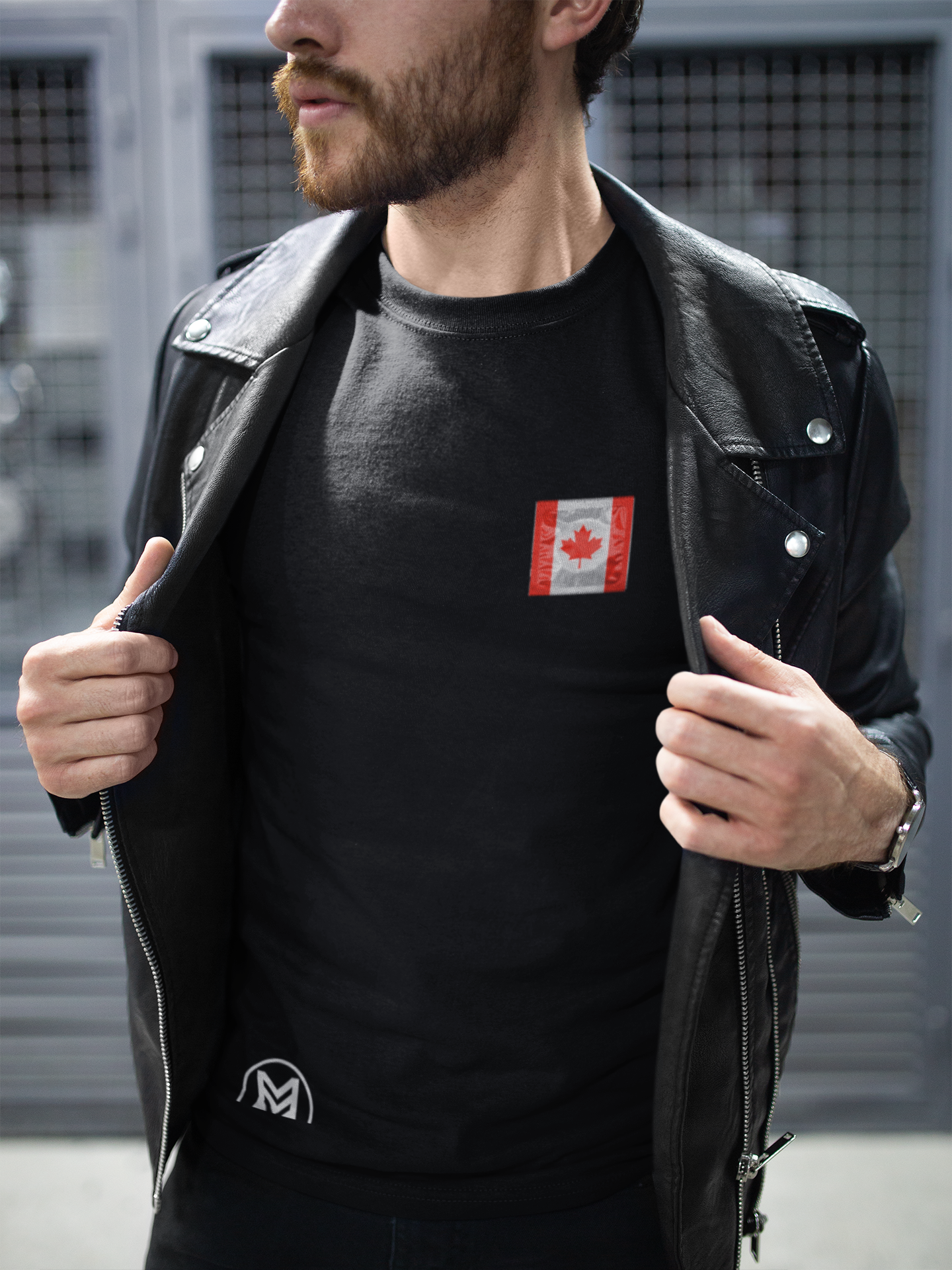 Canadian Chic: Liberation Tee - Express Boldly with Canadian Flag Elegance