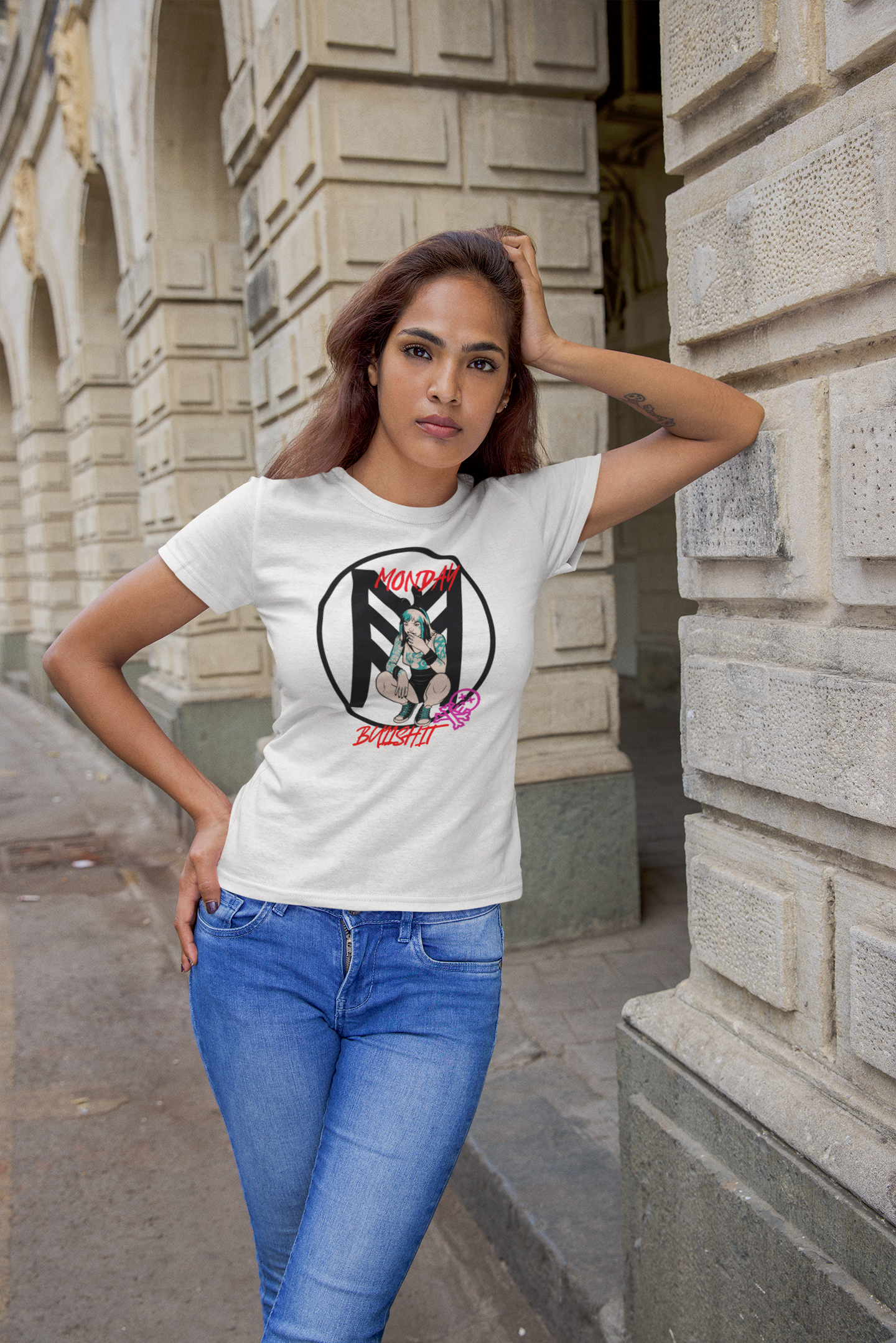 Monday Bullshit Femme Fatale Tee Women's Fully Print T-Shirt