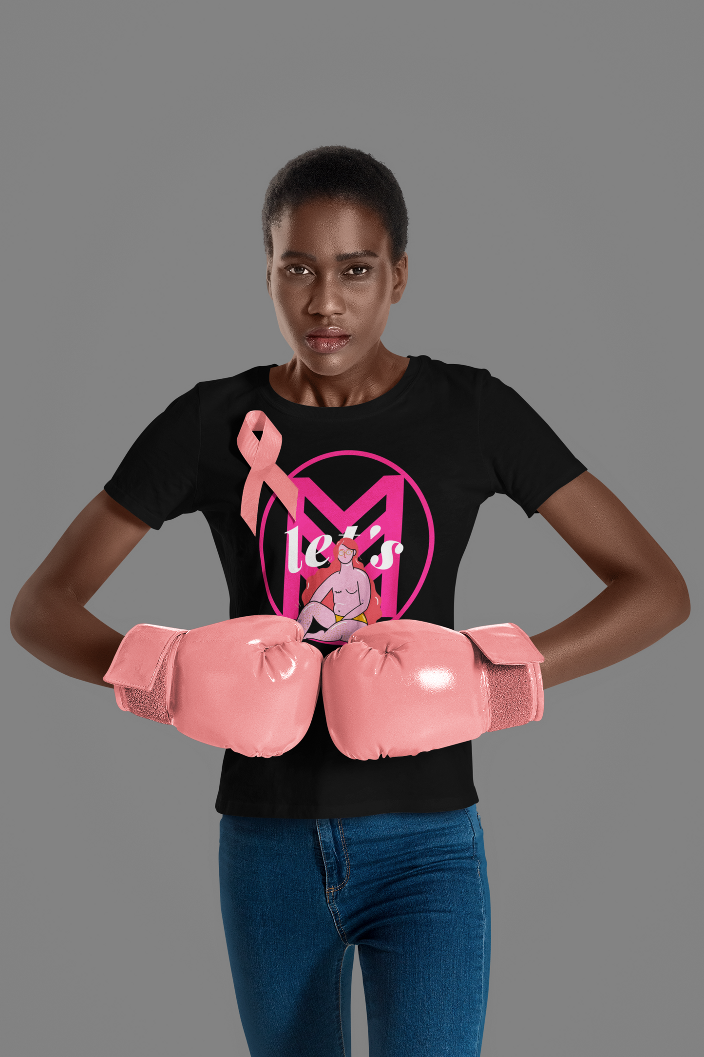 EmbraceHope Tee: Resilience, Awareness, and Community,  Breast cancer awareness tee